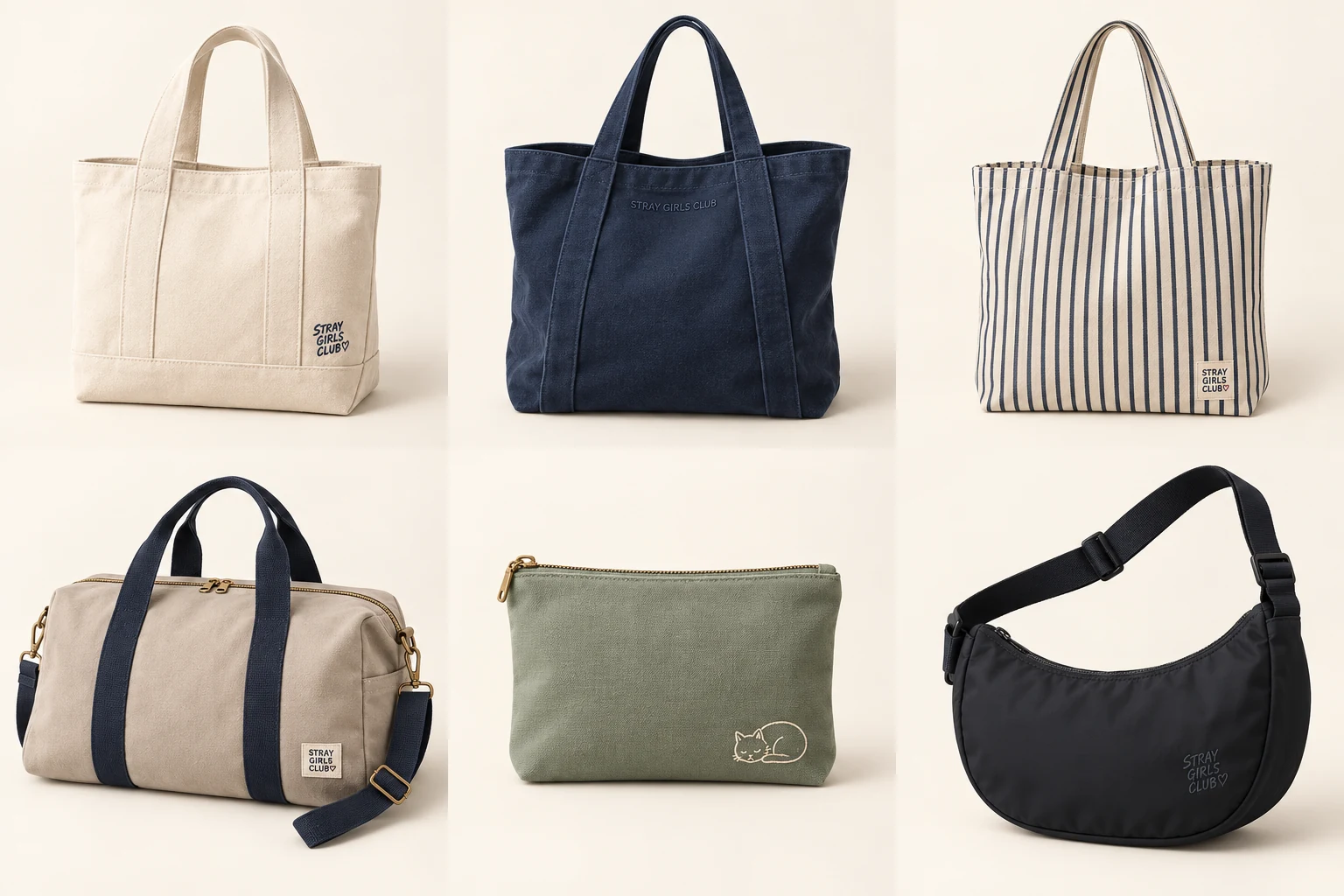 The Everyday Tote, natural canvas tote design